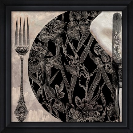 Framed Victorian Table II Print