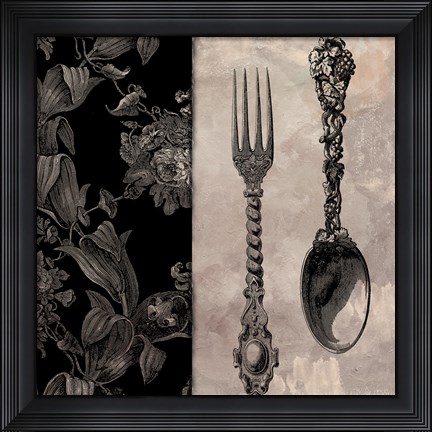 Framed Victorian Table IV Print