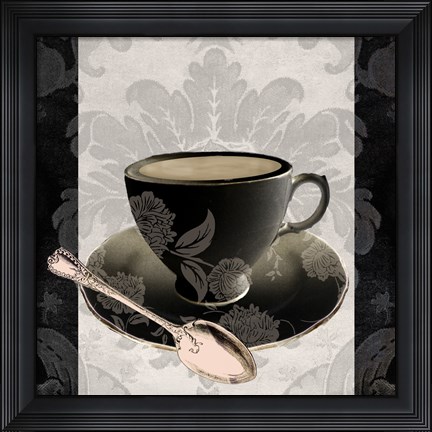 Framed Vintage Cafe III Print