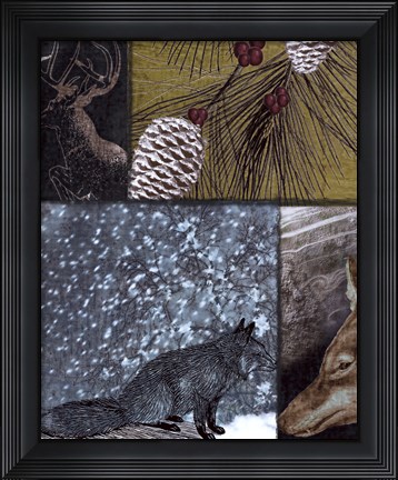 Framed On the Hunt V Print