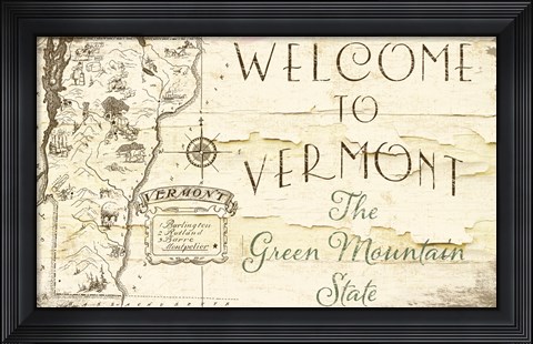 Framed Vermont Summer IX Print