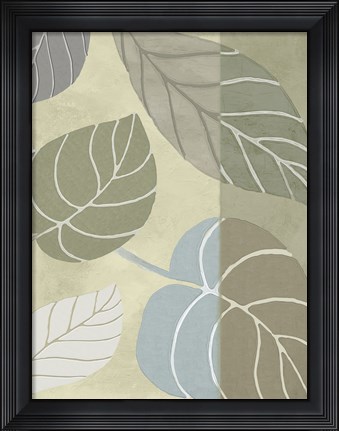 Framed Leaf Story VI Print