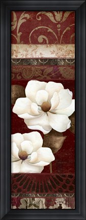 Framed Flores Blancas II Print