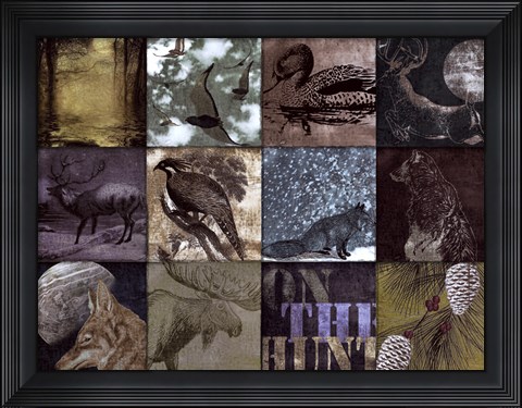 Framed On the Hunt I Print