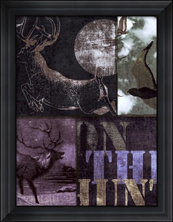 Framed On the Hunt II Print