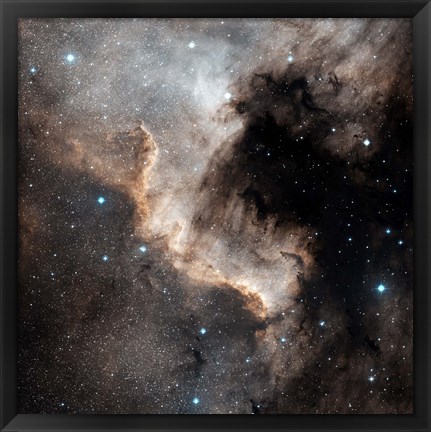 Framed North America Nebula Print