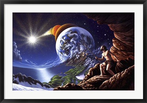 Framed Big Bang theory Print