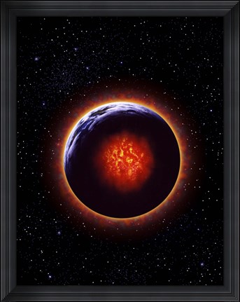 Framed Global Warming Print