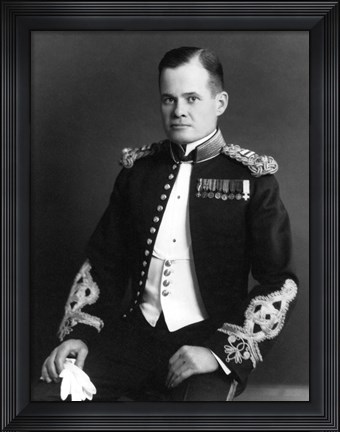 Framed Lewis Chesty Puller Print