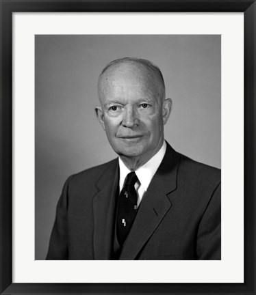 Framed President Dwight Eisenhower Print