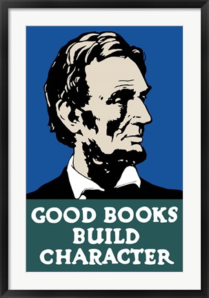 Framed President Abraham Lincoln Print