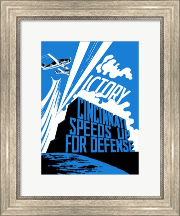 Framed Victory Cincinnati Print