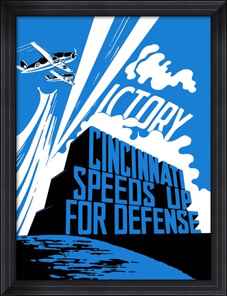 Framed Victory Cincinnati Print