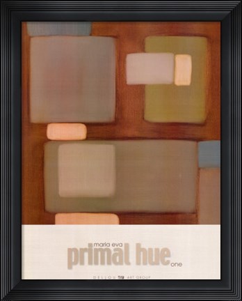 Framed Primal Hue One Print
