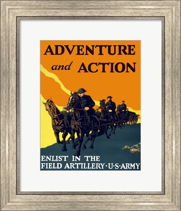 Framed Adventure and Action Print