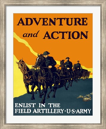 Framed Adventure and Action Print