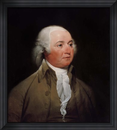 Framed President John Adams Print