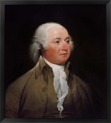 Framed President John Adams Print