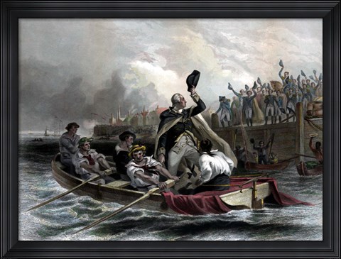 Framed General George Washington Print