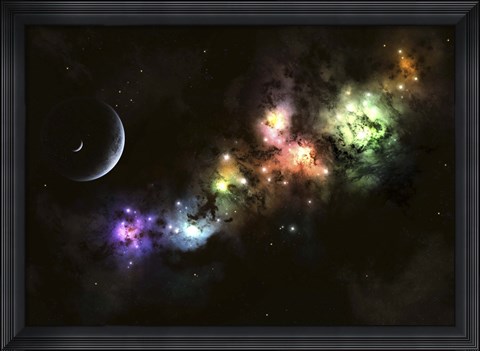 Framed Planet Carenteen Print