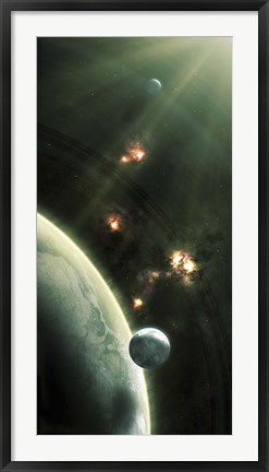 Framed Barren world Print