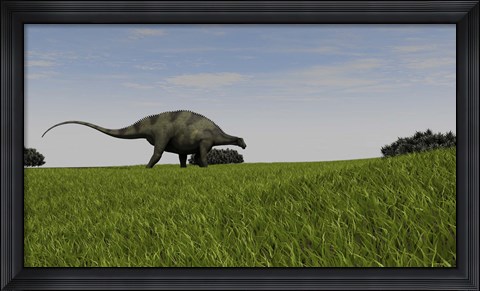 Framed Brachytrachelopan Print