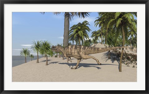 Framed Ceratosaurus Running Print