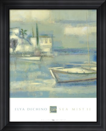 Framed Sea Mist II Print