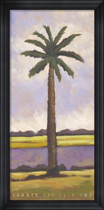 Framed Summer Day Palm Two Print