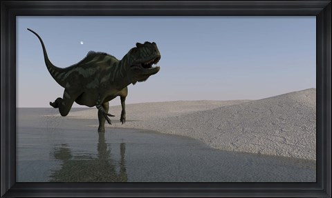 Framed Yangchuanosaurus Print