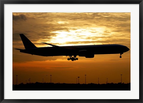 Framed Pakistan International Airlines Boeing 777 Print