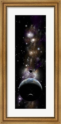 Framed Earth-Like Planet Print