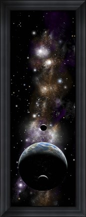 Framed Earth-Like Planet Print