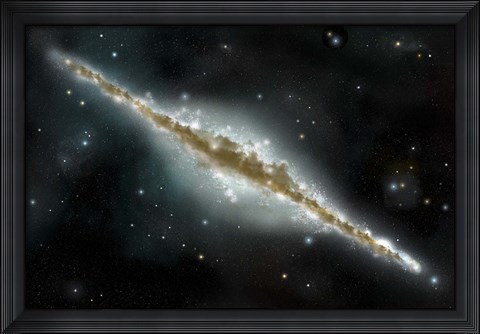 Framed Spiral Galaxy Print