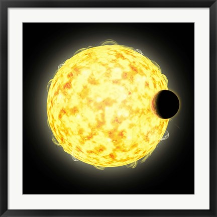 Framed Massive Planet Print