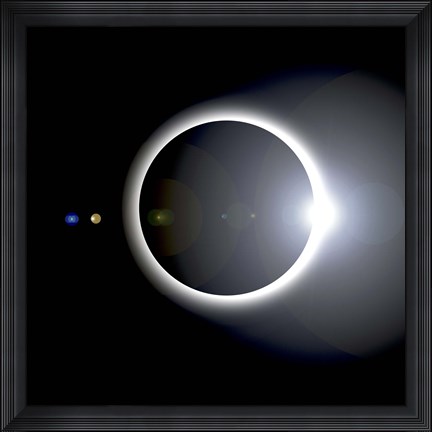 Framed Solar Eclipse Print