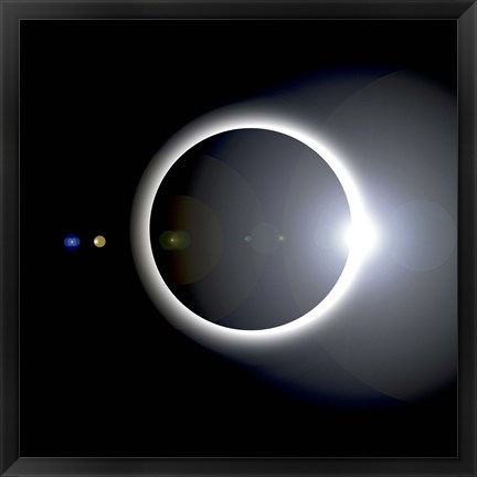 Framed Solar Eclipse Print