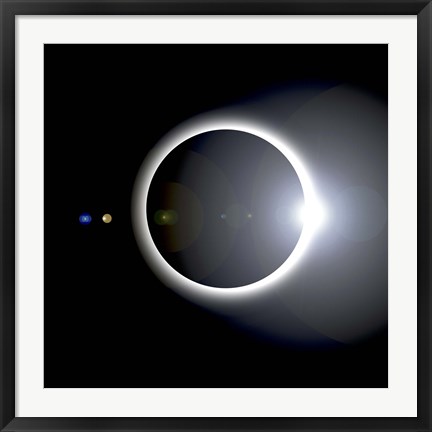 Framed Solar Eclipse Print