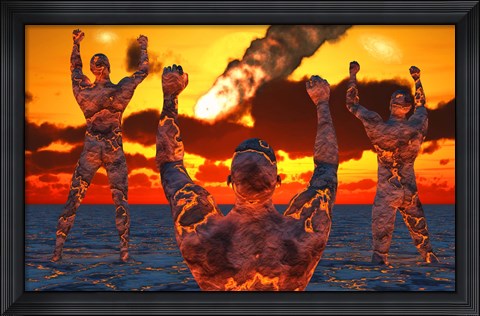 Framed Mankinds Creation Print