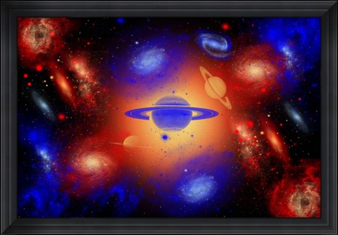 Framed Creation of the Universe Print