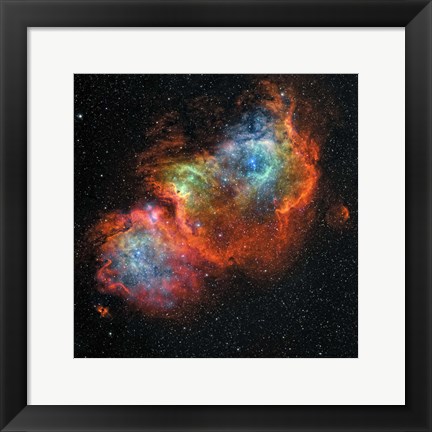 Framed IC 1848, Soul Nebula Print