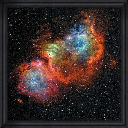 Framed IC 1848, Soul Nebula Print