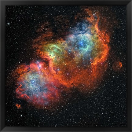 Framed IC 1848, Soul Nebula Print