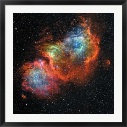 Framed IC 1848, Soul Nebula Print