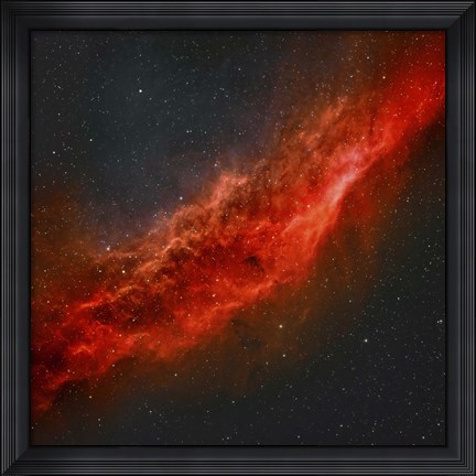 Framed California Nebula Print