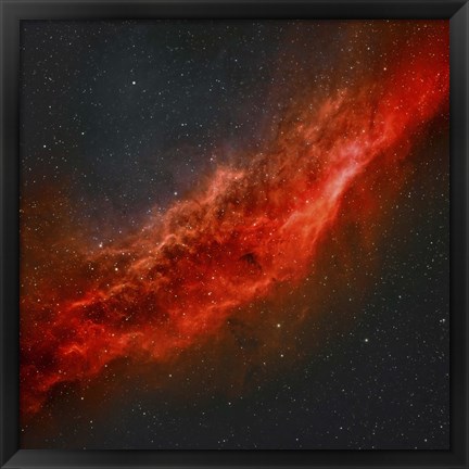 Framed California Nebula Print