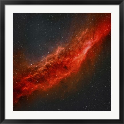 Framed California Nebula Print