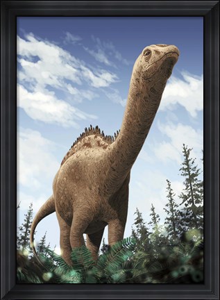 Framed Demandasaurus Print