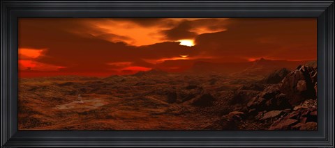Framed Landscape on Venus Print