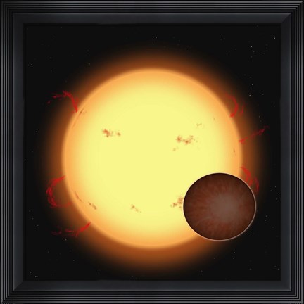 Framed HD 209458B (Extra Solar Planet) Print
